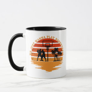 Mug Joueur de basket vintage