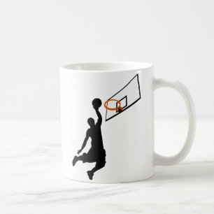 Mug Joueur de basketball Silhouette Slam Dunk