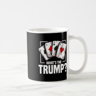 Mug Joueur de Bridge Reine Jeu de Cartes Amateur Trump