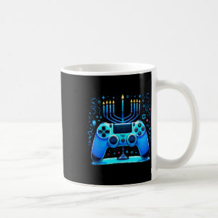 Mug Joueur de console de jeux vidéo juif Hanukkah Chan