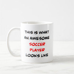 Mug joueur de football, génial