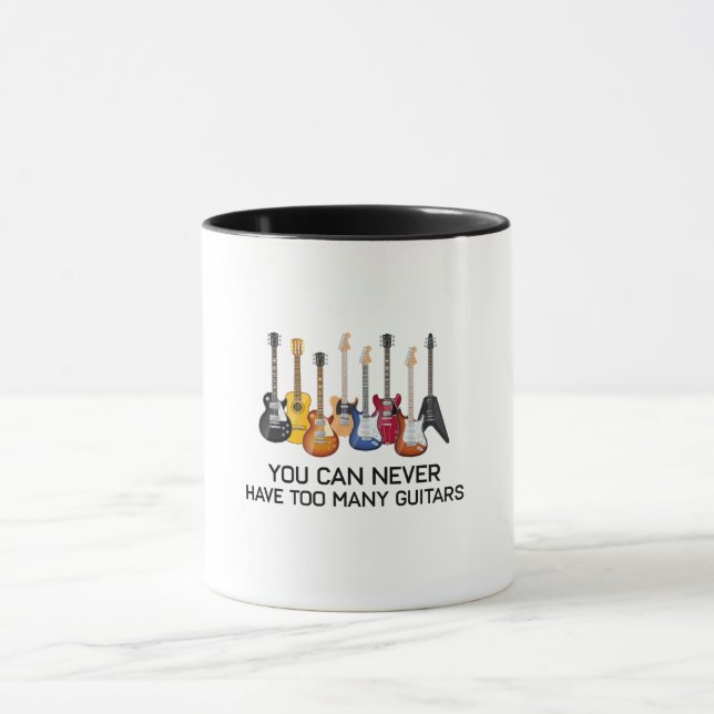 Mug Joueur de guitare basse drôle de guitariste (Centre)