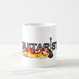 Mug Joueur de guitare chaud de guitariste