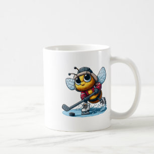 Mug Joueur de hockey Abeille à Miel - Abeille Jouant a