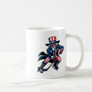 Mug Joueur de hockey Sam de l'oncle patriotique 4 juil