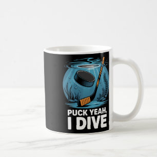 Mug Joueur de hockey subaquatique Puck ouais plongée s