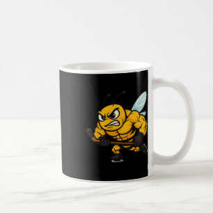 Mug Joueur de hockey sur glace Abeille en colère Insec