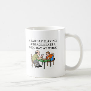 Mug joueur de jeu de cribbage