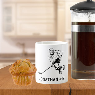 Mug Joueur de l'équipe de hockey sur glace