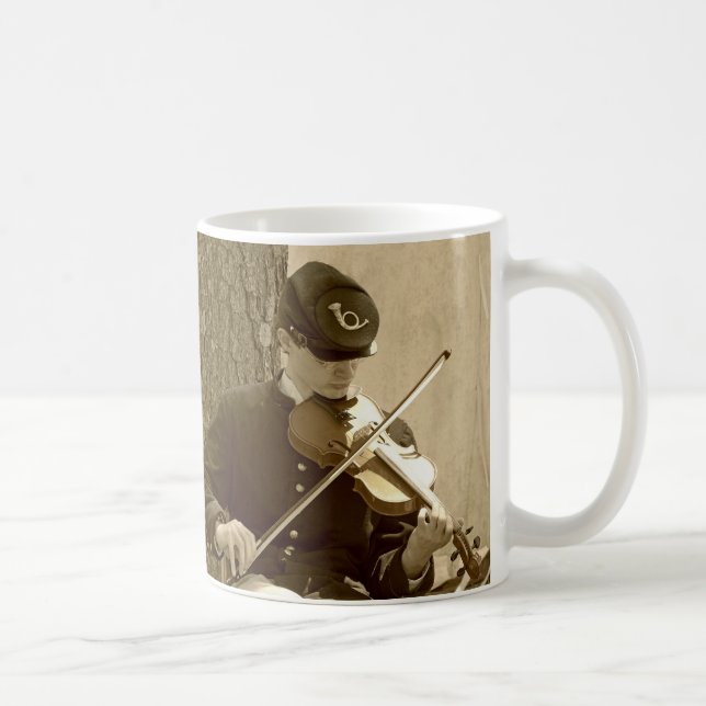Mug Joueur de violon de la guerre de Sécession (Droite)