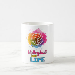 Mug Joueur de volleyball de plage de volleyball de l'é