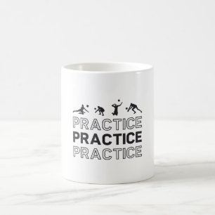 Mug Joueur de volleyball Exercice Pratique Cadeau