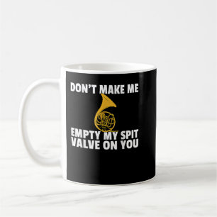 Mug Joueur d'instruments en laiton drôle de la Corne f
