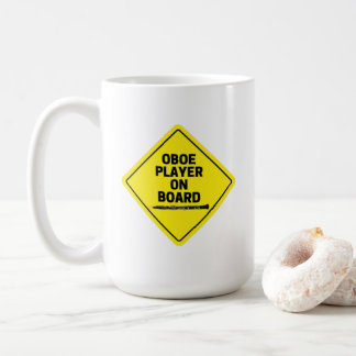Mug Joueur en boite à bord Oboist Funny