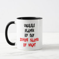Joueur Ukulele Zombie plaisanter