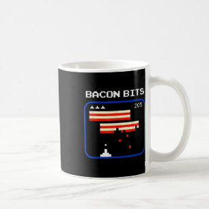 Mug Joueur vidéo 8 bits Bacon Retro Geek Nerd