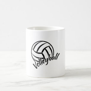 Mug Joueuse de beach volley-ball de volley-ball de fil