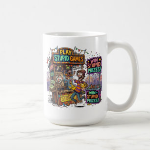 Mug Jouez à des jeux idiots, gagnez des prix idiots Ca