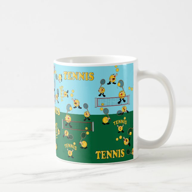 Mug Jouons au tennis (Droite)
