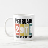 Jour bissextile Anniversaire Né 29 février Année b