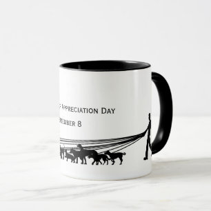 Mug Jour d'appréciation de la marcheuse de chien Silho