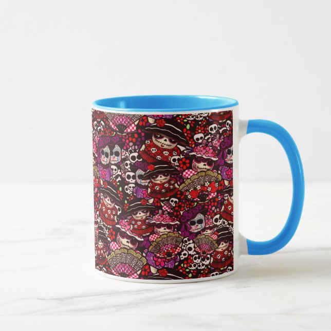 Mug Jour de Dessins de Morts Dia de los Muertos (Droite)
