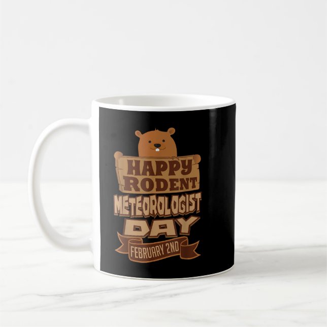 Mug Jour de la marmotte Journée des météorologistes de (Gauche)