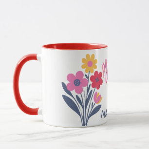 Mug Jour de la mère design moderne