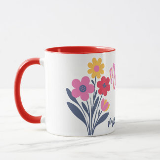 Mug Jour de la mère design moderne