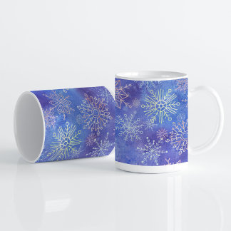 Mug Jour de la neige ! Flocons de neige