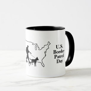 Mug Jour de la patrouille frontalière aux États-Unis M