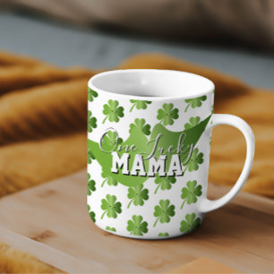 Mug Jour de la Saint-Patrick Une Maman Chanceuse