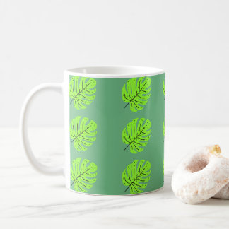 Mug Jour de la Terre Feuilles Vertes 
