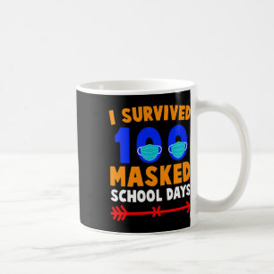 Mug Jour De L'École J'Ai Survécu À 100 Jours D'École M