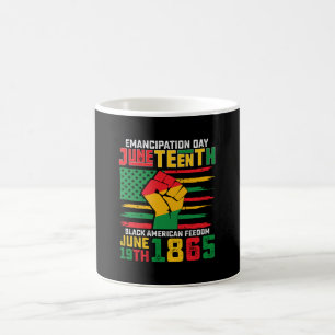 Mug Jour de l'émancipation de Juneteenth Liberté des N