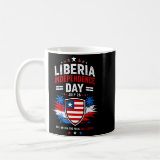 Mug Jour de l'indépendance du Liberia 26 juillet Drape