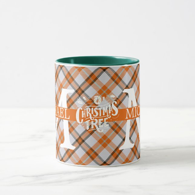 Mug Jour de Noël de Buffalo Plaid (Centre)
