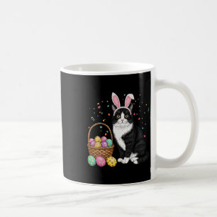 Mug Jour de Pâques Chat Lapin Oreilles Oeufs Graphique