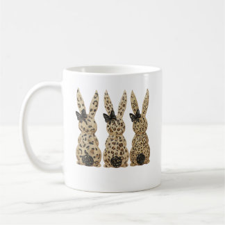 Mug Jour de Pâques chrétien drôle arc de lapin mignon