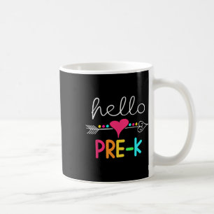 Mug Jour De Pré K Bonjour Retour À L'École Enseignant