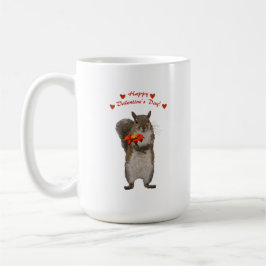 Mug Jour de Valentines heureux d'écureuil mignon