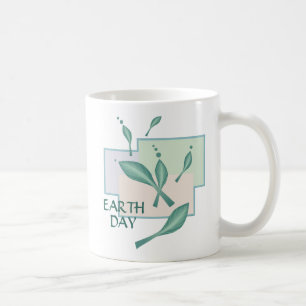 Mug Jour des terres Pastel Eco Feuilles Imaginaire ver