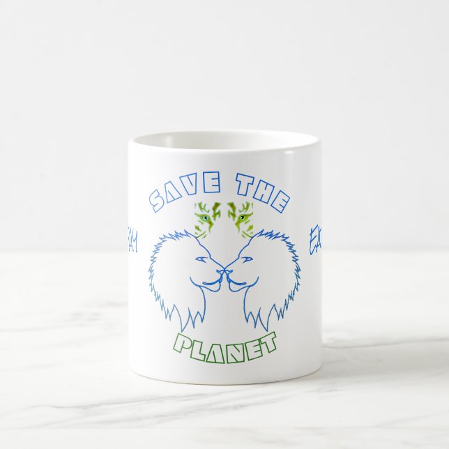 Mug Jour des terres Sauvez La Planète (Centre)