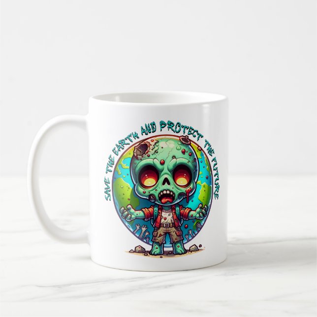 Mug Jour des terres Zombie (Gauche)