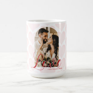 Mug Jour des Valentines Arc romantique Photo personnal