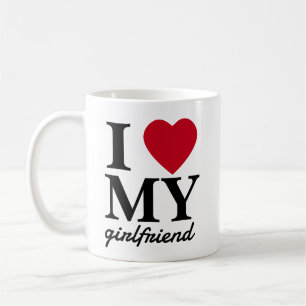 Mug Jour des Valentines J'aime ma petite amie   Petit 