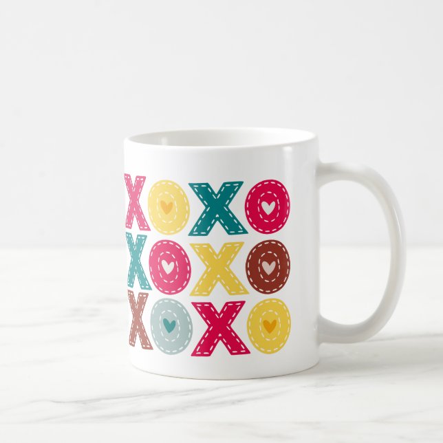 Mug Jour des Valentines XOXO (Droite)