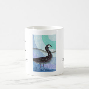 Mug Jour d'hiver Ohnishi Yasuko ukiyo-e art oiseau