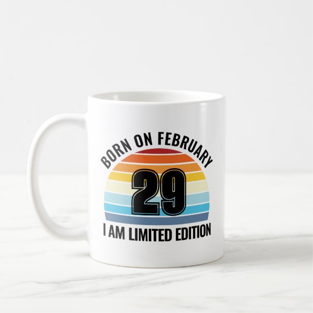 Mug Jour du baut Anniversaire 29 février (Gauche)