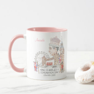 Mug Jour du couronnement 2023 King Charles III Personn